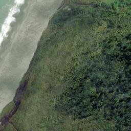 Satellite imagery of Omoeroa Bluff, NZ