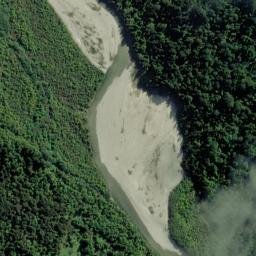 Satellite imagery of Omoeroa Bluff, NZ