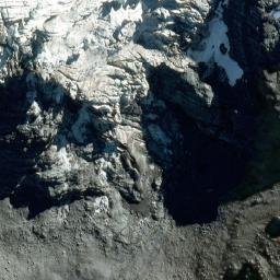 Satellite imagery of Eves Rib, NZ
