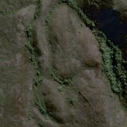 Satellite imagery of Mount Curran, AU