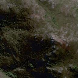 Satellite imagery of Mount Curran, AU