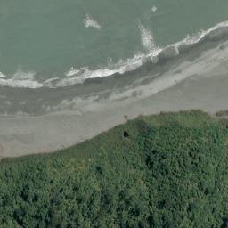 Satellite imagery of Otorokua Point, NZ
