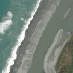 Satellite imagery of Otorokua Point, NZ