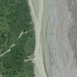 Satellite imagery of Sentinel Rock, NZ