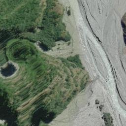 Satellite imagery of Sentinel Rock, NZ