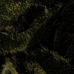 Satellite imagery of Klondyke Coalmine, NZ