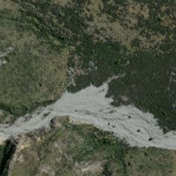 Satellite imagery of Kea Spur, NZ