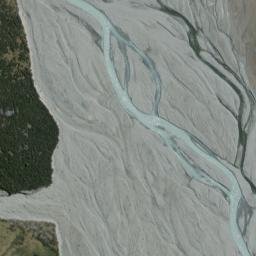 Satellite imagery of Kea Spur, NZ