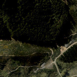 Satellite imagery of Klondyke Coalmine, NZ