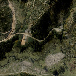 Satellite imagery of Klondyke Coalmine, NZ