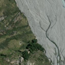 Satellite imagery of Kea Spur, NZ