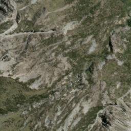 Satellite imagery of Kea Spur, NZ
