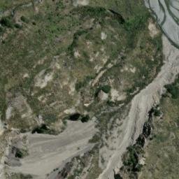 Satellite imagery of Kea Spur, NZ