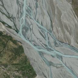 Satellite imagery of Kea Spur, NZ