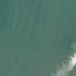 Satellite imagery of Saltwater Bluff, NZ