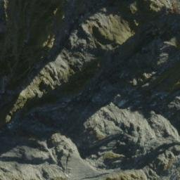 Satellite imagery of Hende Ridge, NZ