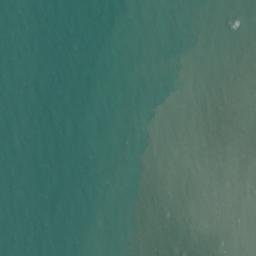 Satellite imagery of Saltwater Bluff, NZ