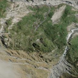 Satellite imagery of Huntington Ridge, NZ