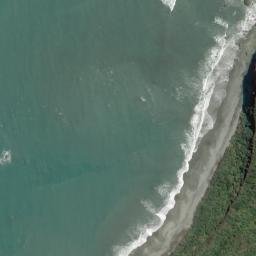 Satellite imagery of Isaacs Bluff, NZ