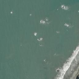 Satellite imagery of Isaacs Bluff, NZ
