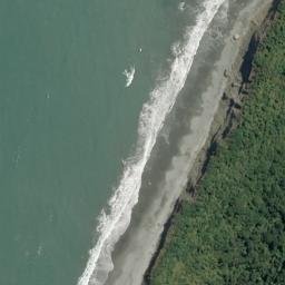 Satellite imagery of Isaacs Bluff, NZ