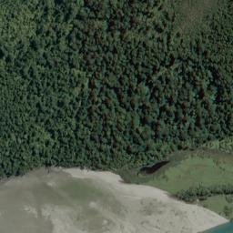 Satellite imagery of Karangarua Bluff, NZ