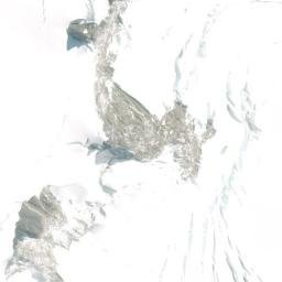 Satellite imagery of Penck Ridge, NZ