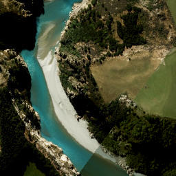 Satellite imagery of Snowdon Coalmine, NZ