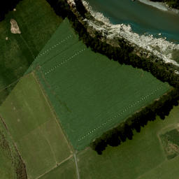 Satellite imagery of Snowdon Coalmine, NZ