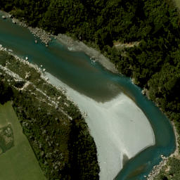 Satellite imagery of Snowdon Coalmine, NZ