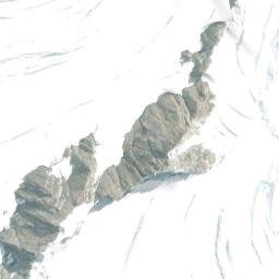 Satellite imagery of Penck Ridge, NZ
