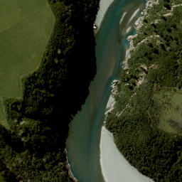 Satellite imagery of Snowdon Coalmine, NZ