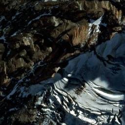 Satellite imagery of De La Beche Ridge, NZ