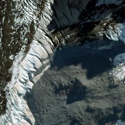 Satellite imagery of De La Beche Ridge, NZ