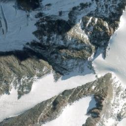 Satellite imagery of De La Beche Ridge, NZ