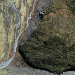 Satellite imagery of Bloody Point, NZ