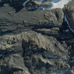 Satellite imagery of De La Beche Ridge, NZ