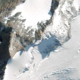 Satellite imagery of De La Beche Ridge, NZ