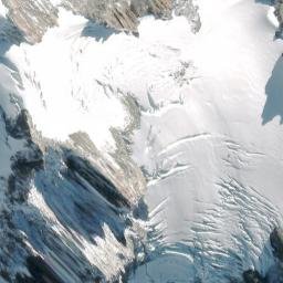 Satellite imagery of Haast Ridge, NZ