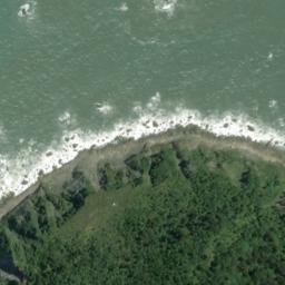 Satellite imagery of Heretaniwha Point, NZ