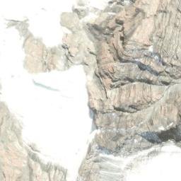 Satellite imagery of Zurbriggen Ridge, NZ
