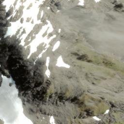 Satellite imagery of Crumbling Ridge, NZ