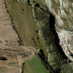 Satellite imagery of Doctor Sinclairs Grave, NZ