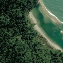 Satellite imagery of Tititira Head, NZ