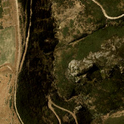 Satellite imagery of Mount Somers Coal Mine, NZ