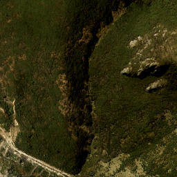 Satellite imagery of Mount Somers Coal Mine, NZ