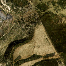 Satellite imagery of Mount Somers Coal Mine, NZ