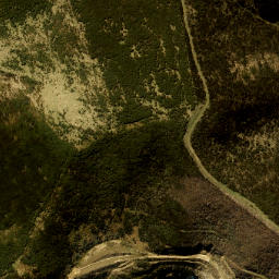 Satellite imagery of Mount Somers Coal Mine, NZ