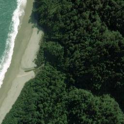 Satellite imagery of Piakatu Point, NZ