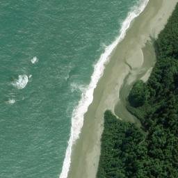 Satellite imagery of Piakatu Point, NZ